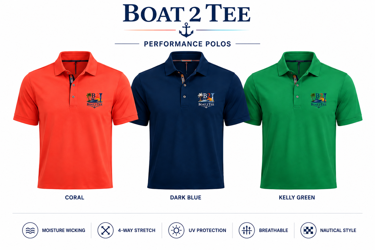 Boat 2 Tee Signature Polo