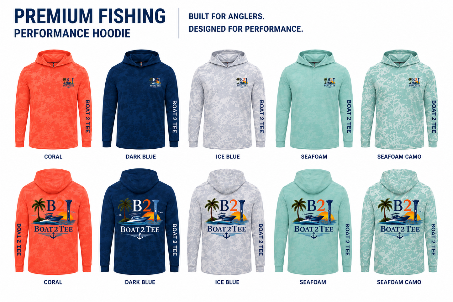 Premium lightweight fishing hoodie